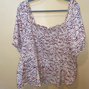 Old Navy Women’s Short Sleeve Smocked Blouse Size XX-LARGE